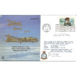 50th Anniversary of the Start of the Design of the Boeing B 17 Fortress signed RAF cover No 1219