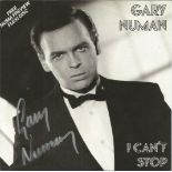 Gary Numan signed 45rpm record sleeve of I can't stop. Record included. Good Condition. All signed