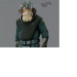 Patrick Comerford Star Wars hand signed 10x8 photo. This beautiful hand-signed photo depicts Patrick