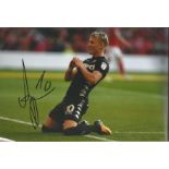 Leeds United 4 Signed 8x12 Photos Ezgjan Alioski, Luke Ayling, Lewis Cook & Kemar Roofe. Good