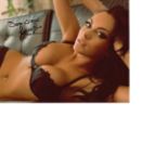 Jessica Jane Clement The Real Hustle hand signed 10x8 photo. This beautiful hand-signed photo