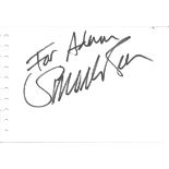 Simon le Bon signed large album page. Suitable for mounting with photo. Dedicated. Good Condition.