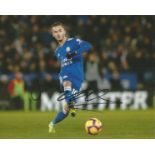 James Maddison Signed Leicester City 8x10 Photo. Good Condition. All signed pieces come with a