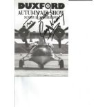 Gary Numan signed Duxford Autumn Air Show programme. Signed on front cover. Good Condition. All