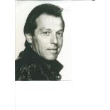 Leslie Grantham signed 8x6 black and white photo. Good Condition. All signed pieces come with a