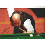 Willie Thorne signed 12x8 colour photo. Good Condition. All signed pieces come with a Certificate of