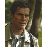 Willem Dafoe signed 10 x 8 colour Photoshoot Portrait Photo, from in person collection autographed