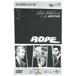 Douglas Dick signed DVD insert for Rope. Good Condition. All signed pieces come with a Certificate