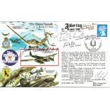 Battle of Britain fighter aces multiple signed cover. The Major Assault 13-15 August 1940 signed RAF