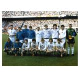 Football Autographed Jimmy Rimmer Photo, A Superb Image Depicting Aston Villa's Squad Of Players