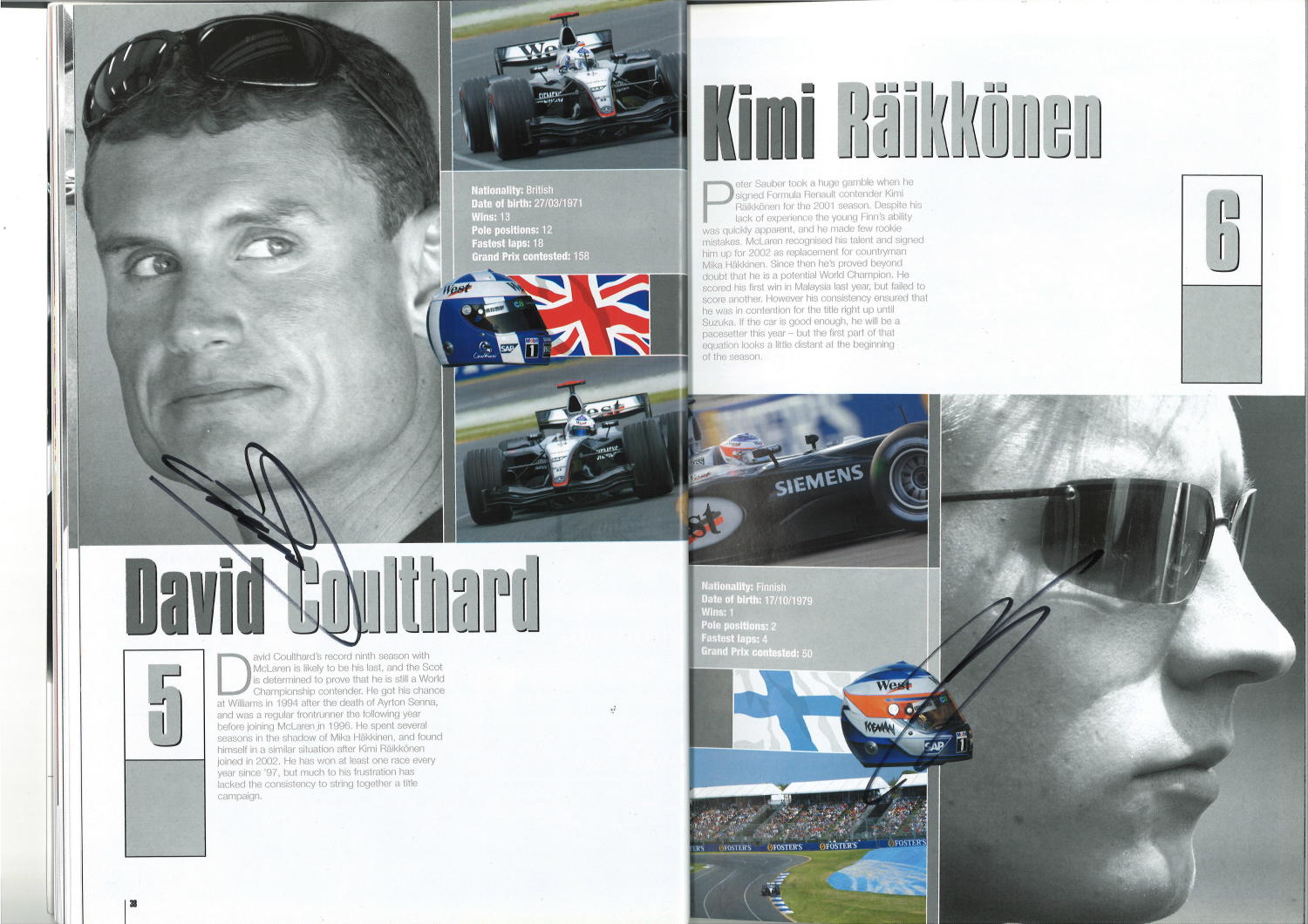 Multi signed Malaysian Grand Prix 2004 programme. Signed by 16 including Michael Schumacher, - Image 4 of 7