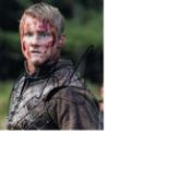 Vikings Alexander Ludwig hand signed 10x8 photo. This beautiful hand-signed photo Alexander Ludwig