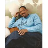 Will Smith signed 10 x 8 colour Photoshoot Portrait Photo, from in person collection autographed