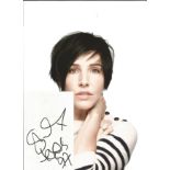 Sharleen Spiteri from group Texas signed white card with 10x8 colour photo. Good Condition. All