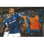 Richarlison Signed Everton 8x12 Photo. Good Condition. All signed pieces come with a Certificate