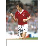 Joe Jordan signed 10x8 colour photo. Good Condition. All signed pieces come with a Certificate of