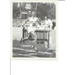 Roger Bannister signed 10x8 black and white photo. Good Condition. All signed pieces come with a