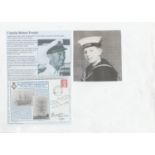 Rare Royal Navy commemorative FDC for 'Stone Frigate training ship HMS Ganges based at Shotley in