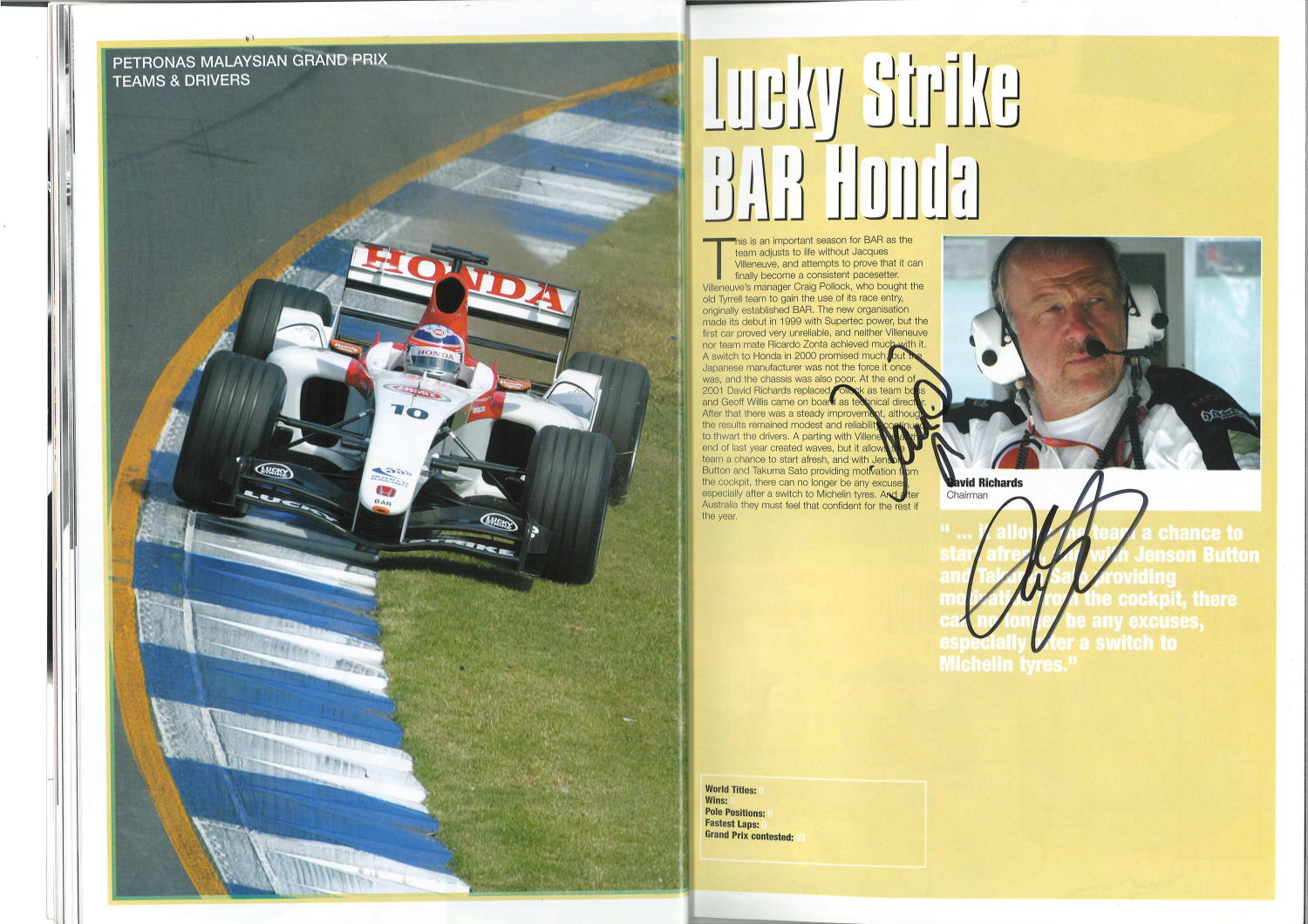 Multi signed Malaysian Grand Prix 2004 programme. Signed by 16 including Michael Schumacher, - Image 6 of 7