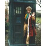 Tom Baker signed 10x8 colour Dr Who photo. Good Condition. All signed pieces come with a Certificate