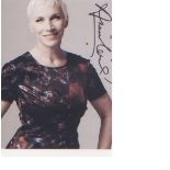 Annie Lennox Music 7x5 signed photo. Good Condition. All autographs are genuine hand signed and come