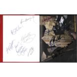 Behind the Scenes Downton Abbey hardback book signed by 11, cast members includes Joanne Froggatt,