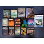 Military Book Collection 15, Hardback and Softback titles included The Unseen Eye, Down in the