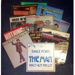Record Collection 14, 33rpm signed record sleeves signatures include Phil Kelsall, Emile Ford,