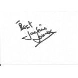 Jackie Lomax signed 6x4 white card. Good Condition. All autographs are genuine hand signed and