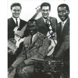 Booker T and Steve Cropper signed 10x8 black and white photo. Good Condition. All autographs are