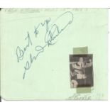 Slim Whitman signed autograph album page with concert programme. Good Condition. All autographs