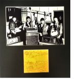 The Merseybeats 16x14 signature piece includes b/w photo and album page signed by all band members