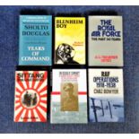 Military Book Collection 6 hardback books titles included are Blenheim Boy, The Royal Air Force