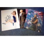 Music Collection 3 superb 16x12 signed colour photos includes Ronan Keating, Alexandra Burke and