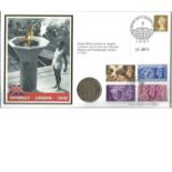 2004 London Olympics cover comm the 1948 London Games with 1st class stamp, set of the original 1948