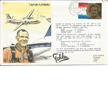 Captain A. P. Mol signed Historical Aviation Print dedicated to Captain A. P. Moll. He was born in