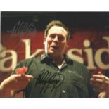 Darts Bobby George 8x10 signed colour photo. Good Condition. All autographs are genuine hand