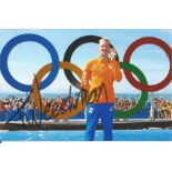 Olympics Ferry Weertman 6x4 signed colour of the Olympic gold medallist in the swimming 10km open