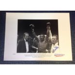 Boxing Maurice Hope 16x22 Sporting Masters signed black and white photo limited edition 222/500.