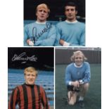 Lot of Football Autographed FRANCIS LEE photos, x 3 superb images depicting the former Manchester