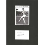 Football Graham Moore 12x8 mounted signature piece Graham Moore (7 March 1941 - 9 February 2016) was