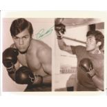 Boxing Jose Cuevas 10x8 signed black and white photo. José Isidro "Pipino" Cuevas González (born