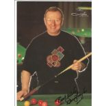 Snooker Dennis Taylor 12x8 signed colour photo. Good Condition. All autographs are genuine hand