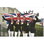 Olympics Nick Skelton 6x4 signed colour photo of the double Olympic gold medallist in the Show