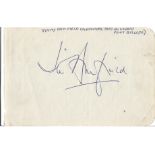 1966 World Cup Winners Jimmy Armfield signed 6x4 album page. Good Condition. All autographs are