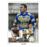 Rugby League Kevin Sinfield 16x12 colour enhance montage photo pictured during his career with the