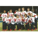 Olympics Phil Burgess signed 6x4 colour photo of the Olympic silver medallist in the rugby sevens