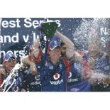 Cricket Paul Collingwood 8x12 signed colour photo. Paul David Collingwood MBE born 26 May 1976 is