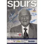 Football Autographed 2004 programme - Tottenham v Charlton, depicting former Tottenham manager