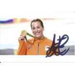 Olympics Elis Ligtlee signed 6x4 colour photo of the Olympic gold medallist in the Keirin cycling